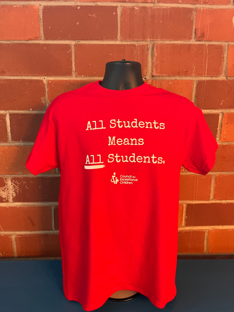 CEC "All Students Means ALL Students" Short Sleeve Shirt